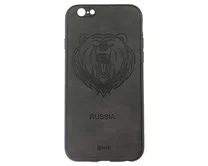 Чехол iPhone 6/6S KSTATI Тиснение (рык медведя)