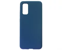 Чехол Samsung G980F Galaxy S20 2020 Liquid Silicone FULL (темно-синий)