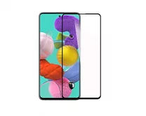 Защитное стекло Samsung A51 Full черное
