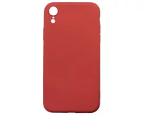 Чехол iPhone XR Microfiber (коралловый)