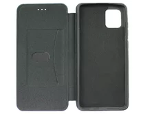 Чехол книжка Samsung Note 10 Lite N770F 2020 Flip SoftTouch (т-синий)