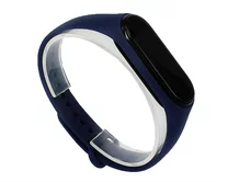 Ремешок Xiaomi Mi Band 3/4 силиконовый темно-фиолетовый #