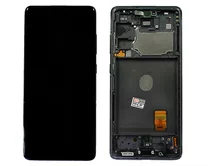 Дисплей Samsung G780F/G781B S20 FE + в сборе синий (Service Pack 100%)