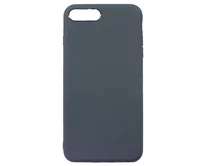 Чехол iPhone 7/8 Plus TPU Matte 2.0mm (темно-синий)