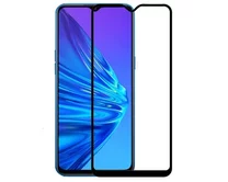 Защитное стекло Realme 5 Full черное