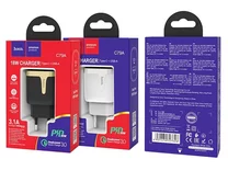 СЗУ-1USB + 1USB-C Hoco C79A Zeus, PD, QC3.0, черный