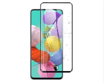 Защ. стекло Samsung A71/A73/M51/Note 10 Lite 3D Full черное