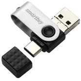 USB Flash 3.0 SmartBuy TRIO 3-in-1 OTG 32GB черный
