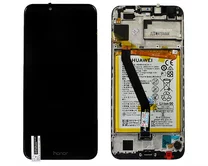 Дисплей Huawei Honor 7C в сборе черный + АКБ (Service Pack)