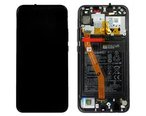 Дисплей Huawei Nova 3i в сборе черный + АКБ (Service Pack)