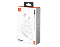 Bluetooth стереогарнитура JBL T115BT белая