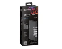 Внешний АКБ 10000 mAh Defender ExtraLife 10000D 2xUSB,2.1A