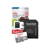 Карта памяти MicroSDHC SanDisk 32GB cl10 U1 + SD Ultra Android 100MB/s