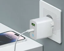 СЗУ-1USB + 1USB-C Deppa PD 3.0, QC 3.0, 20W, белый