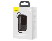 Внешний АКБ 20000 mAh Baseus Q pow Digital Display 3A черный