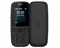 Телефон Nokia 105 SS, без зарядного в комплекте, черный