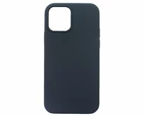 УДАЛИТЬЧехол iPhone 12/12 Pro Liquid Silicone MagSafe FULL (темно-синий)