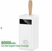 Внешний АКБ 80000 mAh Remax RPP-266 22.5W PD+QC белый