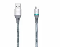 Кабель Remax RC-152m microUSB - USB серый