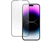 Защитное стекло iPhone 14 Pro/15/16 3D (тех упак) черное