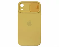 Чехол iPhone XR Protect Cam (желтый)