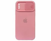 Чехол iPhone X/XS Protect Cam (розовый)