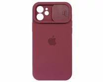 Чехол iPhone 12 Protect Cam (фиолетовый)