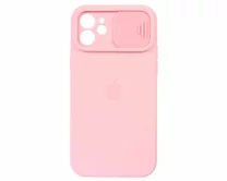 Чехол iPhone 12 Protect Cam (розовый)