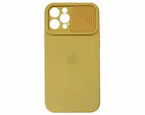 Чехол iPhone 12 Pro Max Protect Cam (желтый)