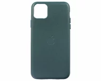 Чехол iPhone 11 Pro Max Leather hi-copy (синий)