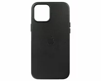 Чехол iPhone 12 Pro Max Leather hi-copy (черный)