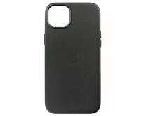Чехол iPhone 14 Plus/15 Plus Leather hi-copy (черный)
