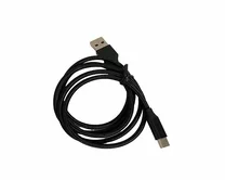 Кабель Axxa Type-C - USB нейлон, 2А, черный, 1м