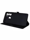 Чехол книжка Tecno Spark Go 2022 Borasco Book Case (черный)