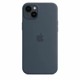 Чехол iPhone 14 Silicone Case MagSafe hi-copy (штормовой синий)