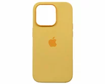 Чехол iPhone 14 Pro Silicone Case MagSafe hi-copy (желтый)