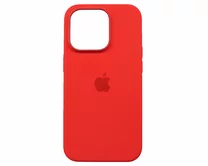 Чехол iPhone 14 Pro Silicone Case MagSafe hi-copy (красный)