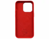 Чехол iPhone 14 Pro Silicone Case MagSafe hi-copy (красный)