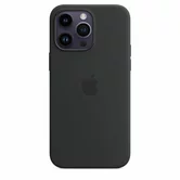 Чехол iPhone 14 Pro Silicone Case MagSafe hi-copy (черный)