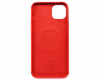 Чехол iPhone 14 Plus/15 Plus Silicone Case MagSafe hi-copy (красный)