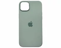 Чехол iPhone 14 Plus/15 Plus Silicone Case MagSafe hi-copy (мятный)