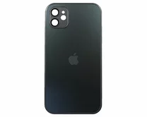 Чехол iPhone 11 Matte Glass (темно-синий)