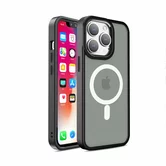 Чехол iPhone 14 Pro Matte Case MagSafe (черный)