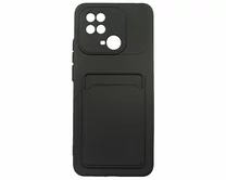 Чехол Poco C40 TPU CardHolder (черный)