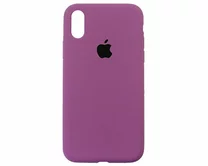 Чехол iPhone X/XS Silicone Case copy (#30 Grape)