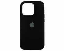 Чехол iPhone 14 Pro Silicone Case copy (#18 Black)
