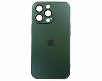 Чехол iPhone 13 Pro Matte Glass (темно-зеленый)