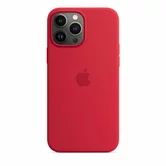 Чехол iPhone 13 Silicone Case MagSafe hi-copy (красный)
