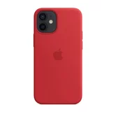 Чехол iPhone 12/12 Pro Silicone Case MagSafe hi-copy (красный)
