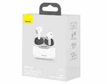 Bluetooth стереогарнитура Baseus SIMU ANC S1 белая
